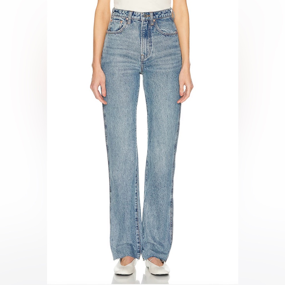 GRLFRND Sara Super High Rise Straight Jeans
